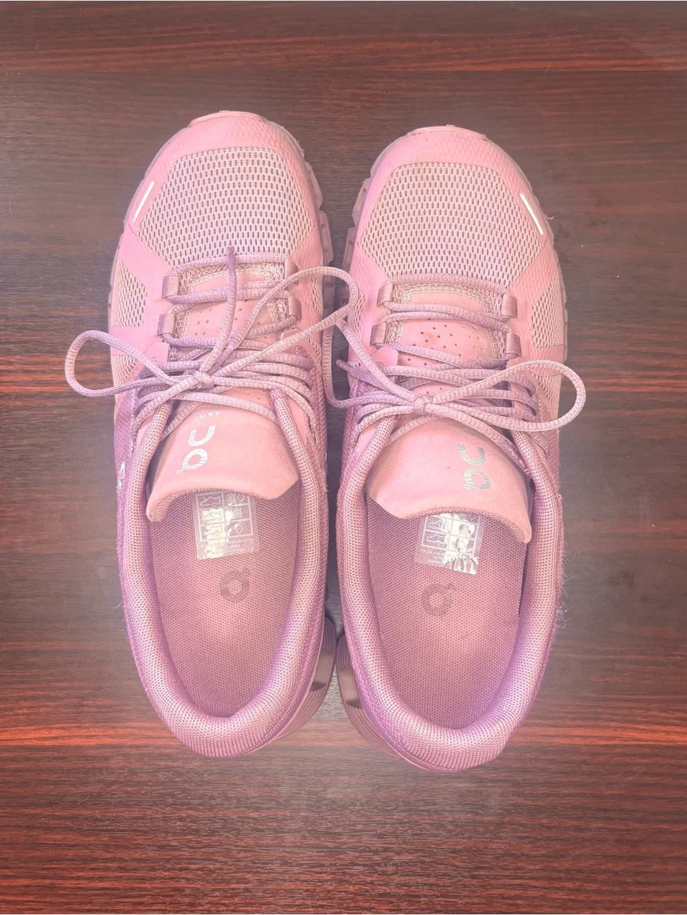 On Cloud 6 Waterproof Shoes Mauve/Purple Women’s Size 7 - Picture 3 of 16